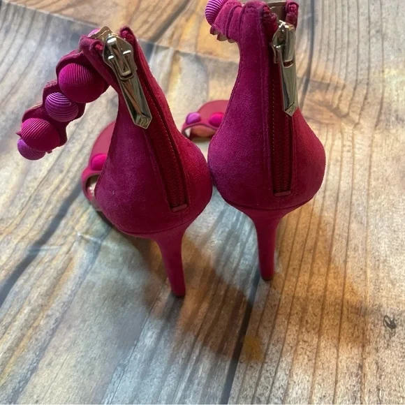 Sam Edelman Women's Addison Suede High-Heel Ankle Strap Sandals size 7.5 - Picture 5 of 9